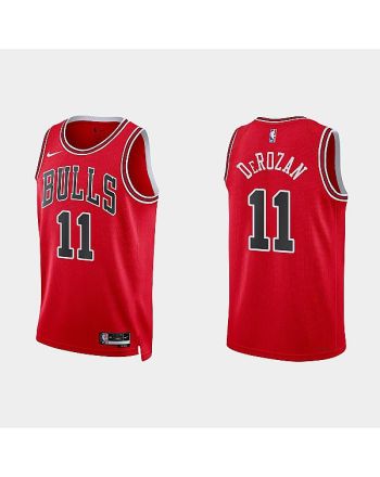 Chicago Bulls 11 DeMar DeRozan 2022-23 Icon Edition Red Men Jersey