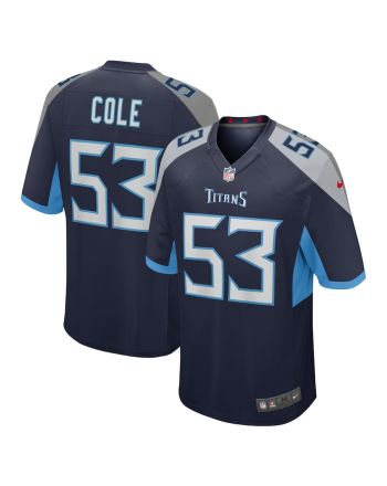 Dylan Cole Tennessee Titans Game Player Jersey - Navy