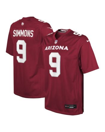 Isaiah Simmons 9 Arizona Cardinals Youth Game Player Jersey - Cardinal