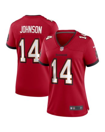 Brad Johnson 14 Tampa Bay Buccaneers Women Game Retired Jersey - Red