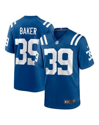 Darrell Baker Jr. 39 Indianapolis Colts Men Team Game Jersey - Royal