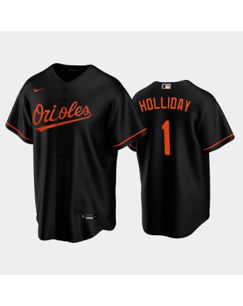 2022-23 Draft Baltimore Orioles Jackson Holliday 1 Black Alternate Jersey