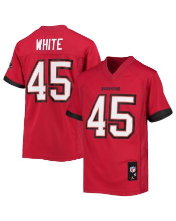 Devin White 45 Tampa Bay Buccaneers Youth Player Jersey - Red