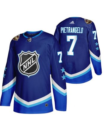 Men Vegas Golden Knights Alex Pietrangelo 2023 All-Star Blue 7 Jersey Western