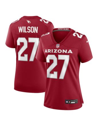 Divaad Wilson 27 Arizona Cardinals Women Team Game Jersey - Cardinal