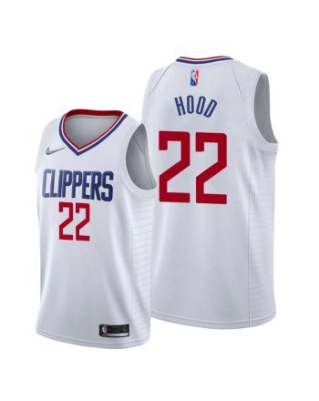 Rodney Hood 22 Los Angeles Clippers 2022 Association Edition White Jersey Diamond Badge - Men Jersey