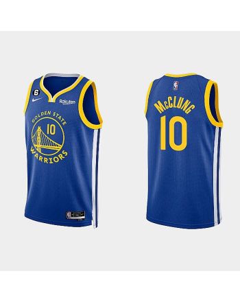 Golden State Warriors 10 Mac McClung 2022-23 Icon Edition Royal Men Jersey