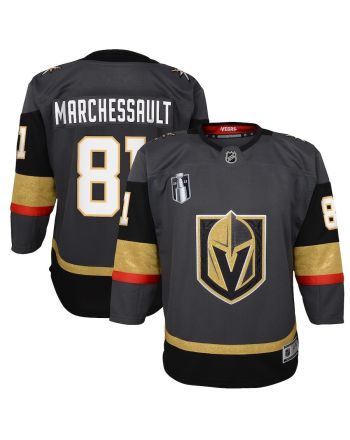 Jonathan Marchessault 81 Vegas Golden Knights Youth 2023 Stanley Cup Final Alternate Jersey - Black