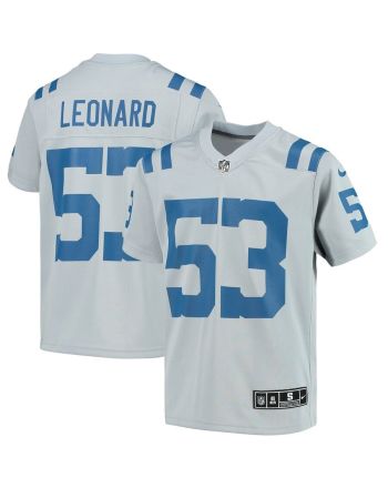 Shaquille Leonard Indianapolis Colts Youth Inverted Team Game Jersey - Gray