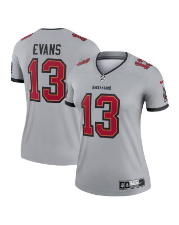 Mike Evans 13 Tampa Bay Buccaneers Women Inverted Legend Jersey - Gray