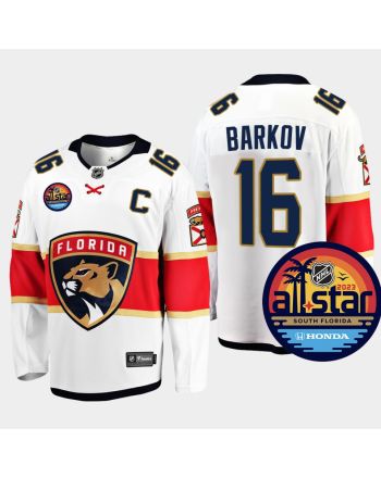 Men Florida Panthers Aleksander Barkov 16 2023 NHL All-Star Away White Jersey