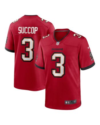 Ryan Succop 3 Tampa Bay Buccaneers Team Game Jersey - Red