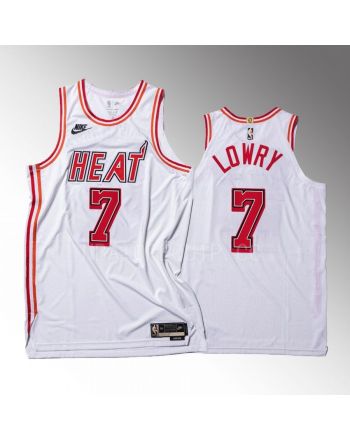 Kyle Lowry 7 Miami Heat 2022-23 35th Classic Edition Men Jersey White