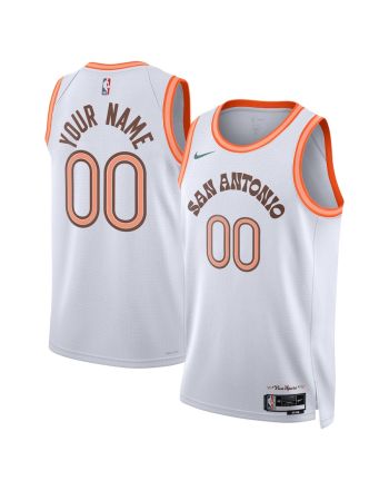 San Antonio Spurs 2023/24 City Edition Swingman Custom Jersey - White