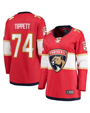 Owen Tippett Florida Panthers Women's Home Breakaway Player Jersey - Red Jersey