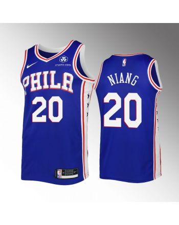 Georges Niang 20 2022-23 Philadelphia 76ers Royal Icon Edition Jersey Swingman