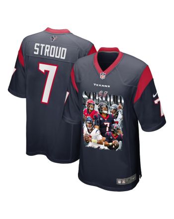 C.J. Stroud 7 Houston Texans The Gunslinger Game Men Jersey - Navy