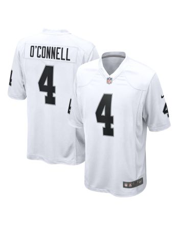 Aidan O'Connell 4 Las Vegas Raiders Men Game Jersey - White