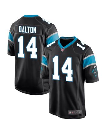 Andy Dalton 14 Carolina Panthers Men Game Jersey - Black