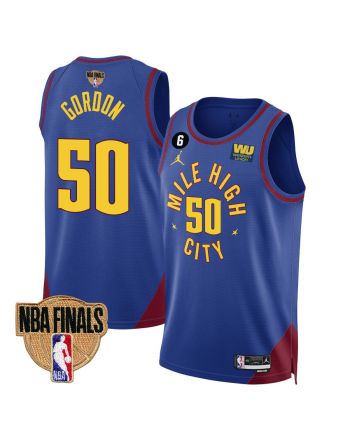 Aaron Gordon 50 Denver Nuggets Final Champions 2023 Swingman YOUTH Jersey - Blue