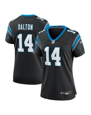 Andy Dalton 14 Carolina Panthers Women's Team Game Jersey - Black