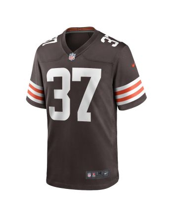 D'Anthony Bell Cleveland Browns Game Player Jersey - Brown