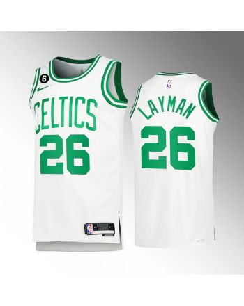 Jake Layman 26 Boston Celtics 2022-23 Association Edition White Jersey