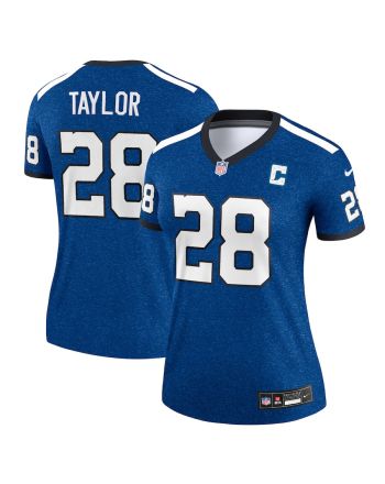 Jonathan Taylor 28 Indianapolis Colts Women Alternate Legend Jersey - Royal