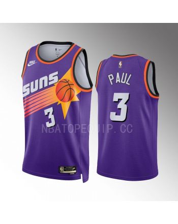 Phoenix Suns Chris Paul 00 2022-23 Classic Edition Purple Men Jersey Swingman