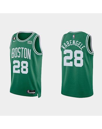 Boston Celtics 28 Mfiondu Kabengele 2022-23 Icon Edition Kelly Green Men Jersey