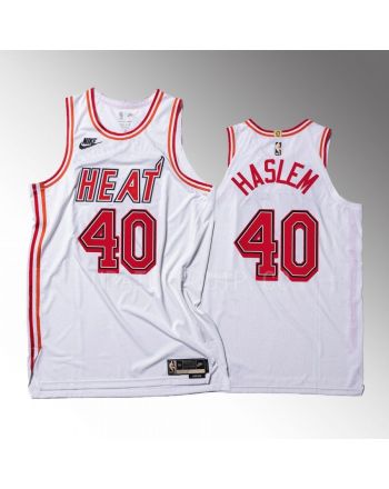 Udonis Haslem 40 Miami Heat 2022-23 35th Classic Edition Men Jersey White