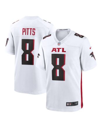 Kyle Pitts 8 Atlanta Falcons Men's Game Jersey - White