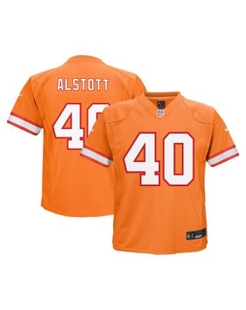 Mike Alstott 40 Tampa Bay Buccaneers Retired YOUTH Game Jersey - Orange