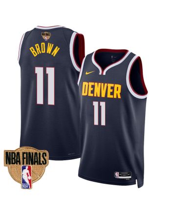 Bruce Brown 11 Denver Nuggets Final Champions 2023 Swingman YOUTH Jersey - Black