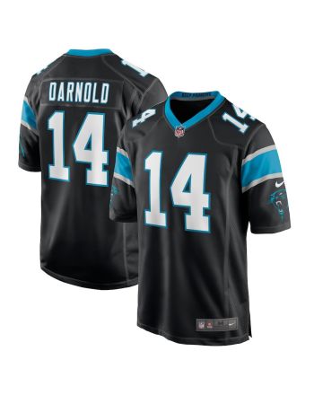 Sam Darnold 14 Carolina Panthers Men Game Jersey - Black