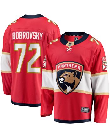 Men's Sergei Bobrovsky Red Florida Panthers Breakaway Player Jersey Jersey