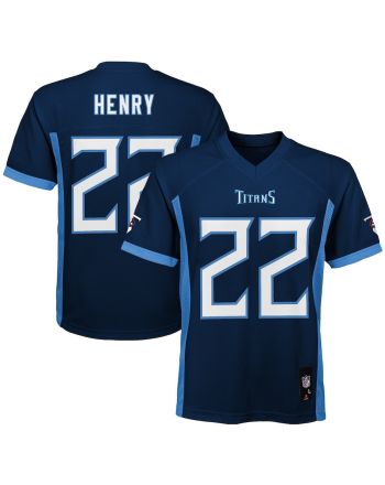 Derrick Henry 22 Tennessee Titans YOUTH Jersey - Navy