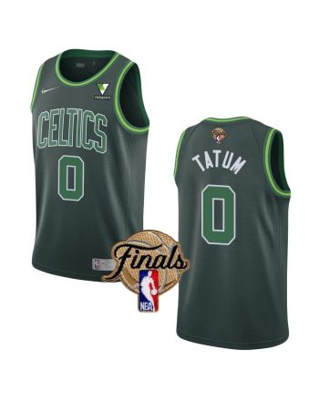 Boston Celtics Celtics Jayson Tatum 0 Final 2022 Men Jersey Earned Green