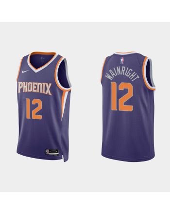 Phoenix Suns 12 Ishmail Wainright 2022-23 Icon Edition Purple Men Jersey