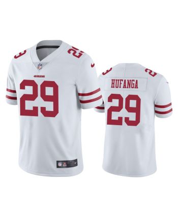 Talanoa Hufanga 29 San Francisco 49ers White Vapor Limited Jersey