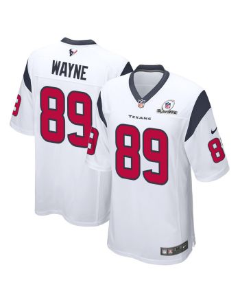 Jared Wayne 89 Houston Texans 2023 Playoffs Patch Game Men Jersey - White