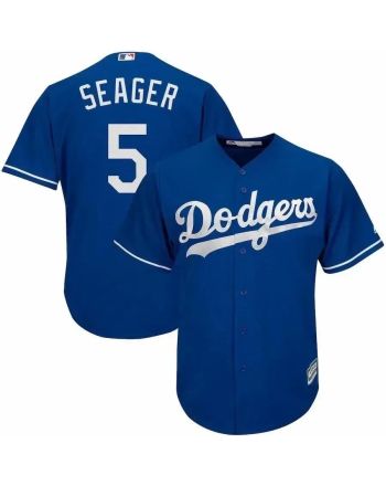 Corey Seager Los Angeles Dodgers Fashion Official Cool Base Player Jersey - Royal