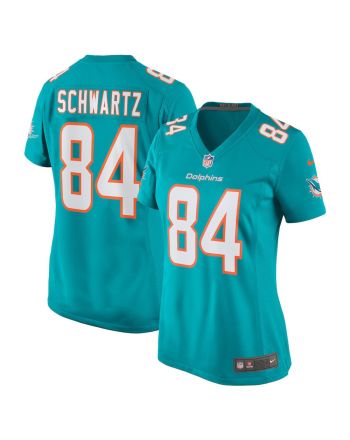 Anthony Schwartz 84 Miami Dolphins Game Women Jersey - Aqua