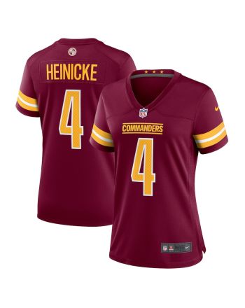 Taylor Heinicke Washington Commanders Women's Player Game Jersey - Burgundy