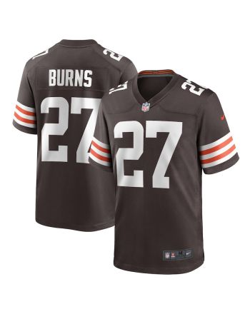 Lorenzo Burns 27 Cleveland Browns Men Team Game Jersey - Brown