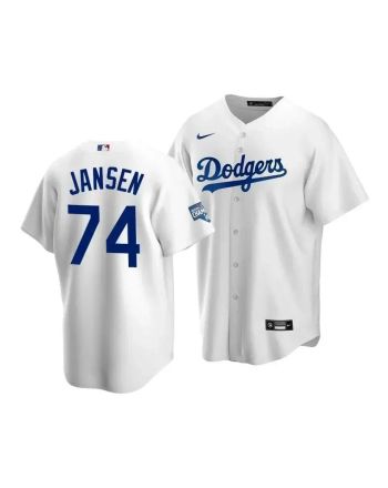 Youth Los Angeles Dodgers Kenley Jansen 74 2020 World Series Champions Home Jersey White