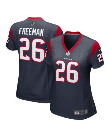 Royce Freeman Houston Texans Women's Game Player Jersey - Navy