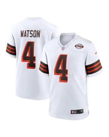 Deshaun Watson 4 Cleveland Browns Men Alternate Game Jersey - White