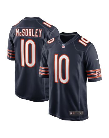 Trace McSorley 10 Chicago Bears Team Game Men Jersey - Navy