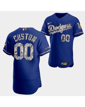 Los Angeles Dodgers Custom Royal Jersey 00 Golden Diamond 2022-23-23 Uniform